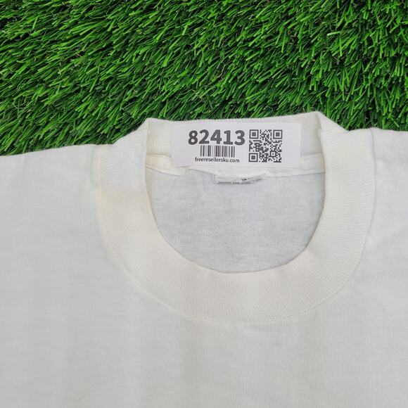 Vintage Brain Waves Sportswear Shirt Medium 20x26 White - Picture 3 of 13